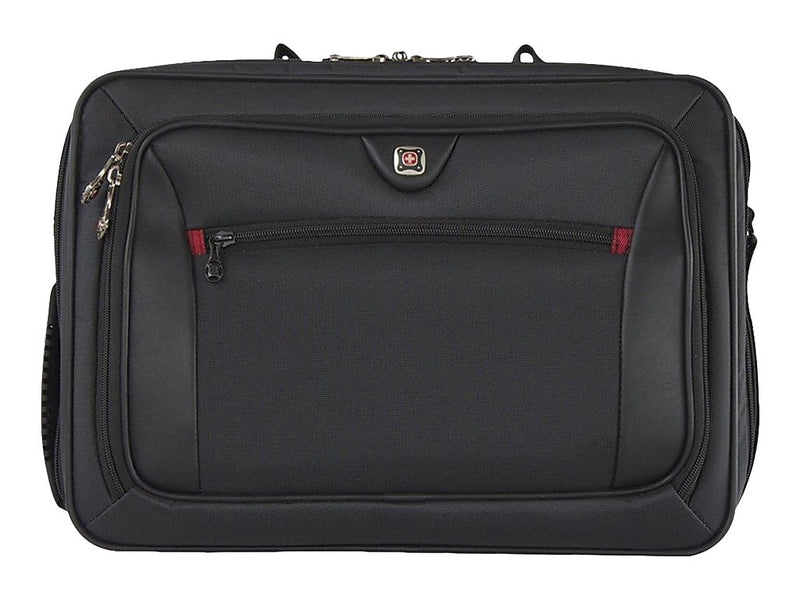 Wenger Insight 16" Nylon Laptop Bag, TSA Checkpoint Friendly, Black (27469140)