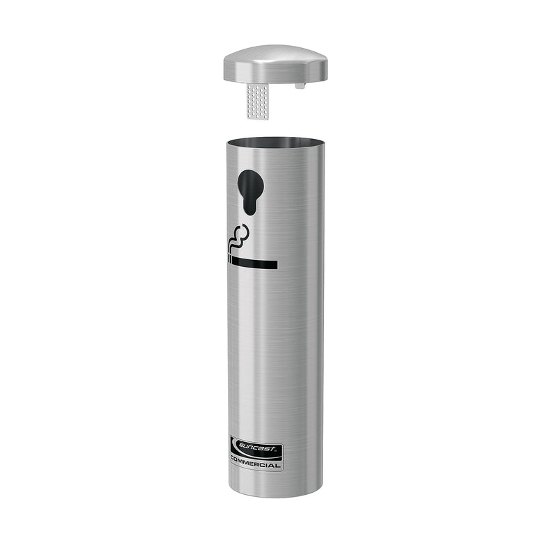 Suncast Commercial Stainless Steel Outdoor Cigarette Receptacle (MSO415)