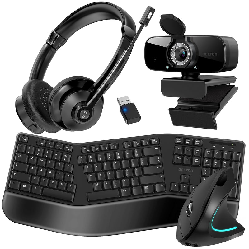 Delton Work Anywhere 30X Wireless Noise Canceling Bluetooth Over-the-Ear Headset Kit (DBND4WLS30X)