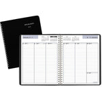 2026 AT-A-GLANCE DayMinder 7" x 8.75" Weekly Planner, Faux Leather Cover, Black (G590-00-26)