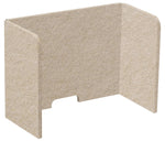 Versare SoundSorb Foldable Fabric Freestanding Privacy Panel, 18"H x 24"W, Beige (DS7826123-1)