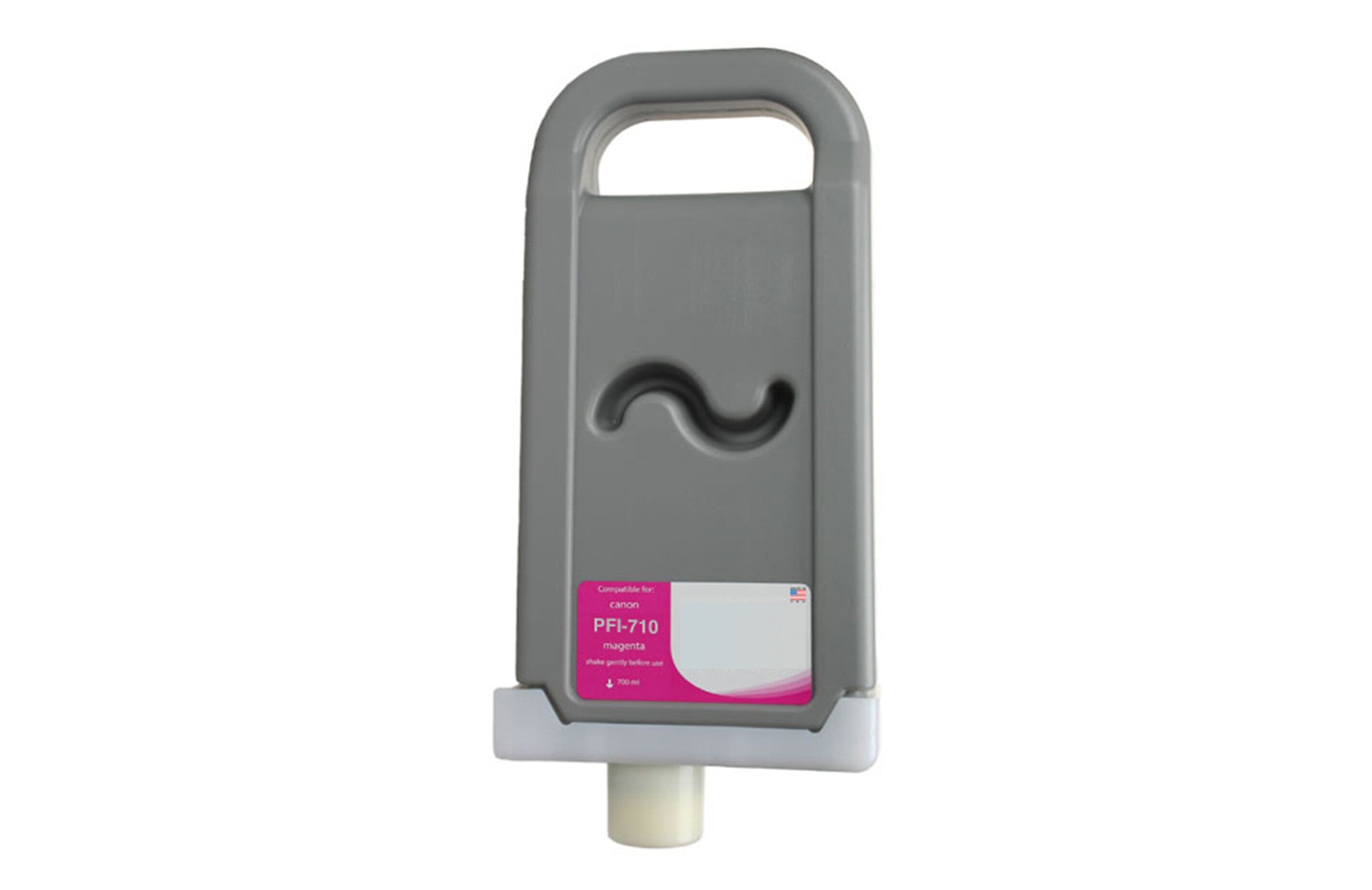 CIG Compatible Magenta Standard Yield Wide Format Inkjet Cartridge Replacement for Canon PFI-710 (WCPFI710M)