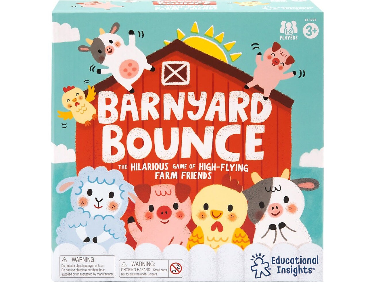 Educational Insights Barnyard Bounce Memory and Matching Game (1777)