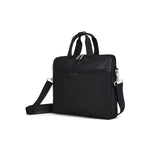 Bugatti Lucas Polyester Briefcase, Laptop Compatible, Black (EXB529-Black)