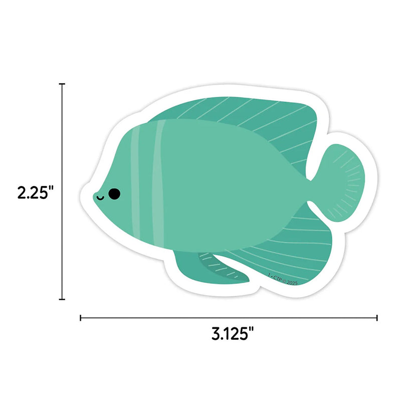 Creative Teaching Press Sea Friends School of Fish Designer Cut-Outs, 36/Pack, 3 Packs/Bundle (CTP11058-3)