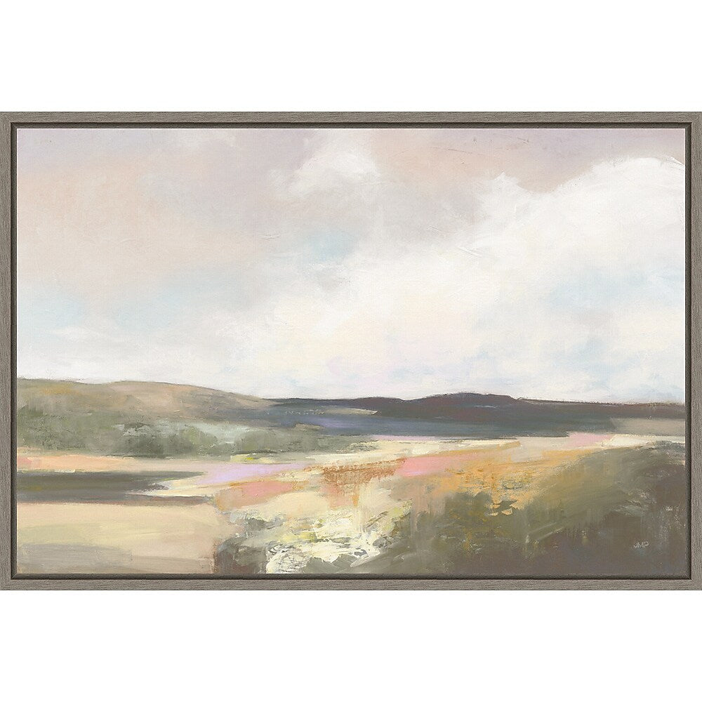 Amanti Art Dawn by the Water by Julia Purinton Framed Canvas Wall Art Print, 33" x 23" (A42677469949)