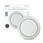 Pure Enrichment PureZone Halo True HEPA Air Purifier, Oyster Gray (PEAIRDSK-OG)