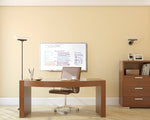 Ghent M2 Porcelain Dry-Erase Whiteboard, Aluminum Frame, 4'H x 7' 4"W (M2-47-4)
