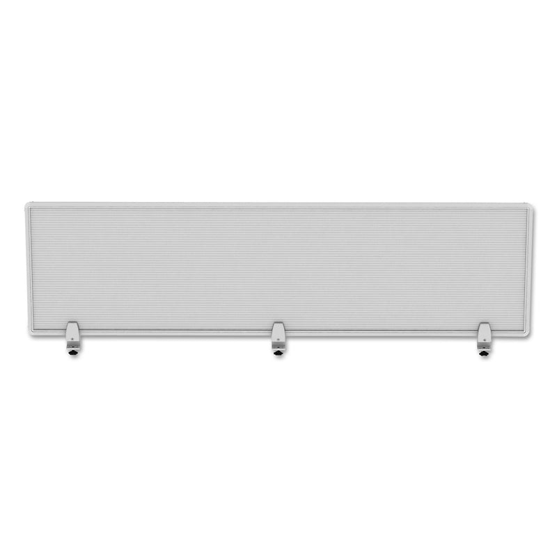 Alera® Polycarbonate Privacy Panel, 65w x 18h, Silver