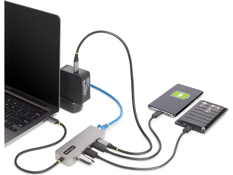 StarTech 3-Port USB-C Hub, Space Gray (10G2A1C25EPD-USB-HUB)