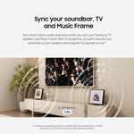 Samsung Music Frame Wireless Computer Speaker System, Black (HW-LS60D/ZA)