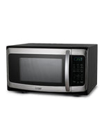 Commercial Chef 1.1 Cu. Ft. Countertop Microwave, Black with Stainless Steel (CHM11MS)