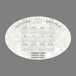 Full Color Magnetic Sign, Oval, Horizontal, 4" x 6"