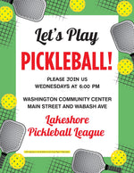 Great Papers Pickleball Everyday Letterhead, Multicolor, 50 Sheets/Pack (2025017)