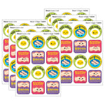 Trend Enterprises Bacon 'n Eggs Bacon Scent Scratch 'n Sniff Stinky Stickers, Multicolored, 48/Pack, 6/Packs/Bundle (T-83055-6)
