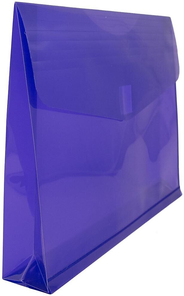 JAM Paper Premium Plastic Document File, 1 Pocket, Letter, Purple, 3/Pack (218V2pux3)