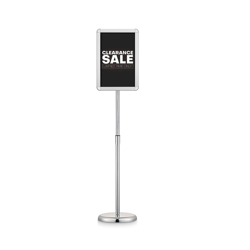 Staples Sign Holder, 11" x 17", Metallic (28068)
