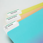 Avery TrueBlock Laser/Inkjet File Folder Labels, 2/3" x 3-7/16", White/Green, 1,500 Labels/Pack (5866)
