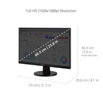 ViewSonic 24" 100 Hz LED USB-C Monitor, Black (VA2447-MHU)