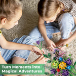 Contixo BK05 Tulip Bouquet Floral Collection Building Block Set, 999 Pieces (CNXBK05)