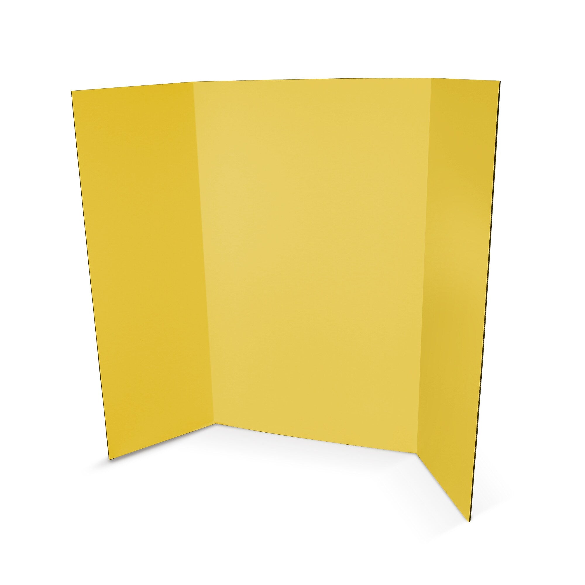 Flipside Corrugated Project Board, 3' x 4', Yellow, 24/Carton (30070-24)