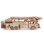 EWA Eco-Wood-Art Fire Truck 3D Wooden STEM Construction Kit, 439 Pieces/Set (AVRAV0523504)