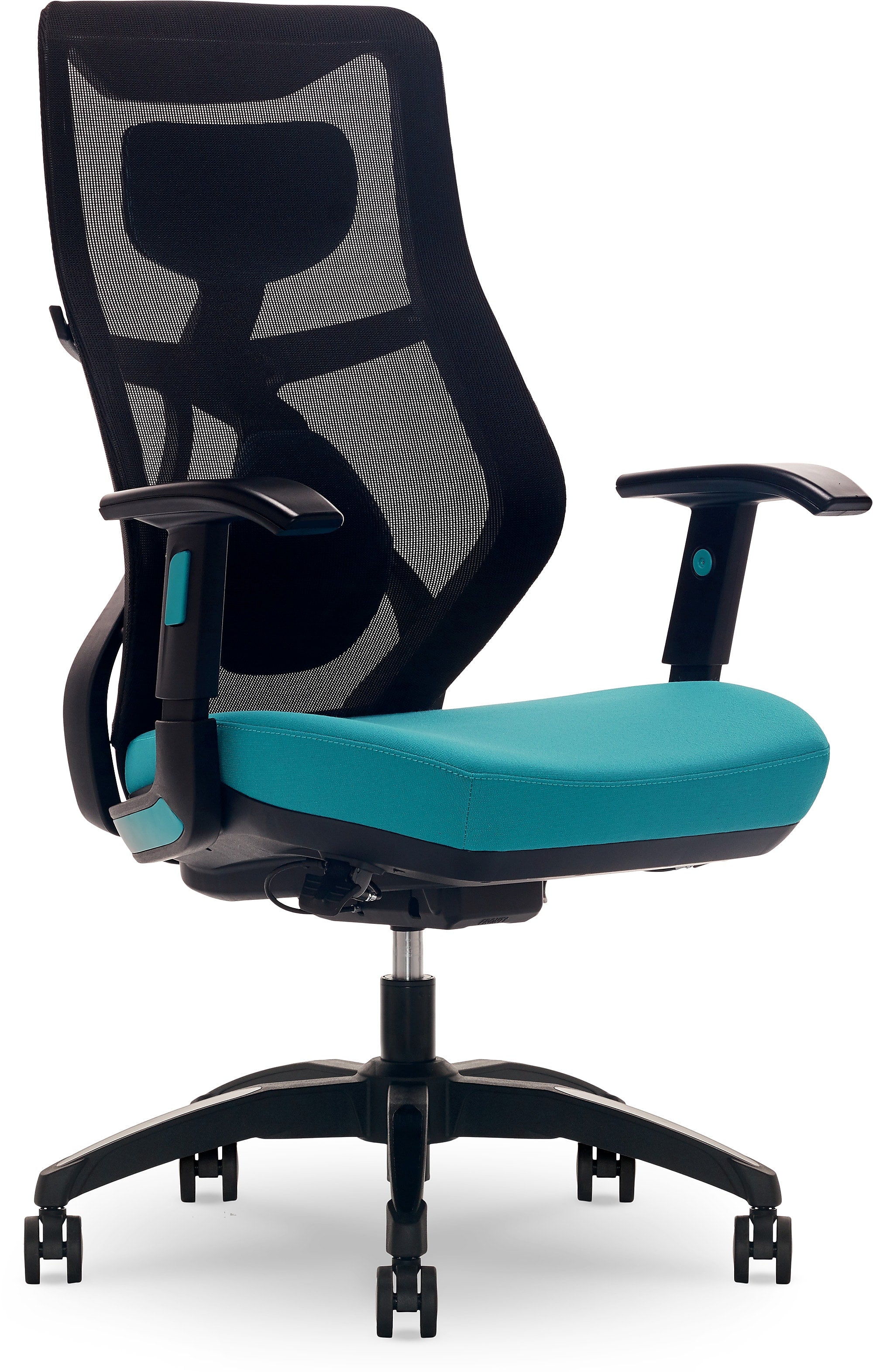 Beautyrest Duo-EX Ergonomic Mesh Swivel Computer Chair, Teal (60051-TEL)