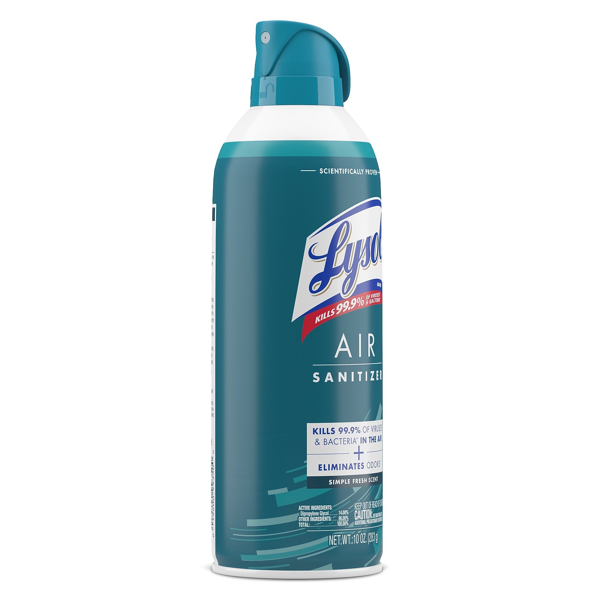 Lysol Air Sanitizer Aerosol, Simple Fresh Scent, 10. oz. (RAC99350EA)