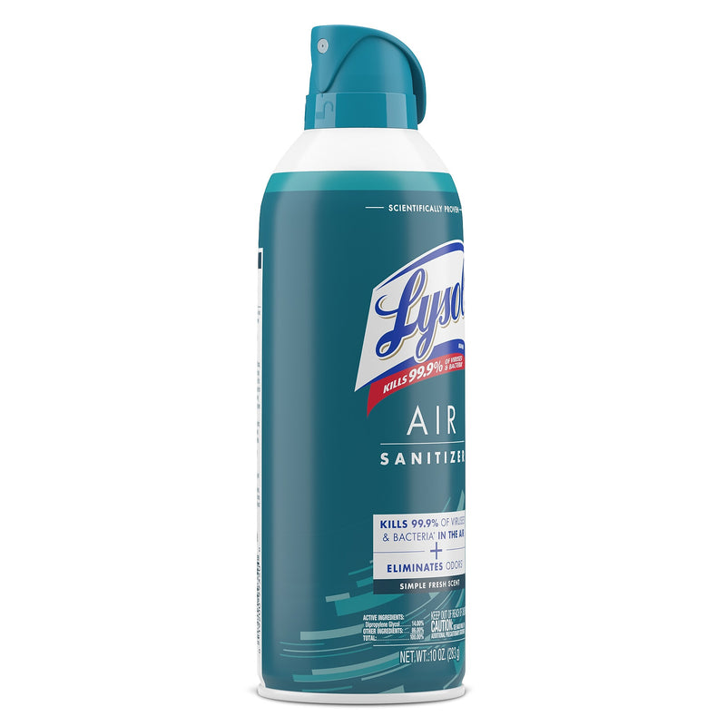 Lysol Air Sanitizer Aerosol, Simple Fresh Scent, 10. oz. (RAC99350EA)