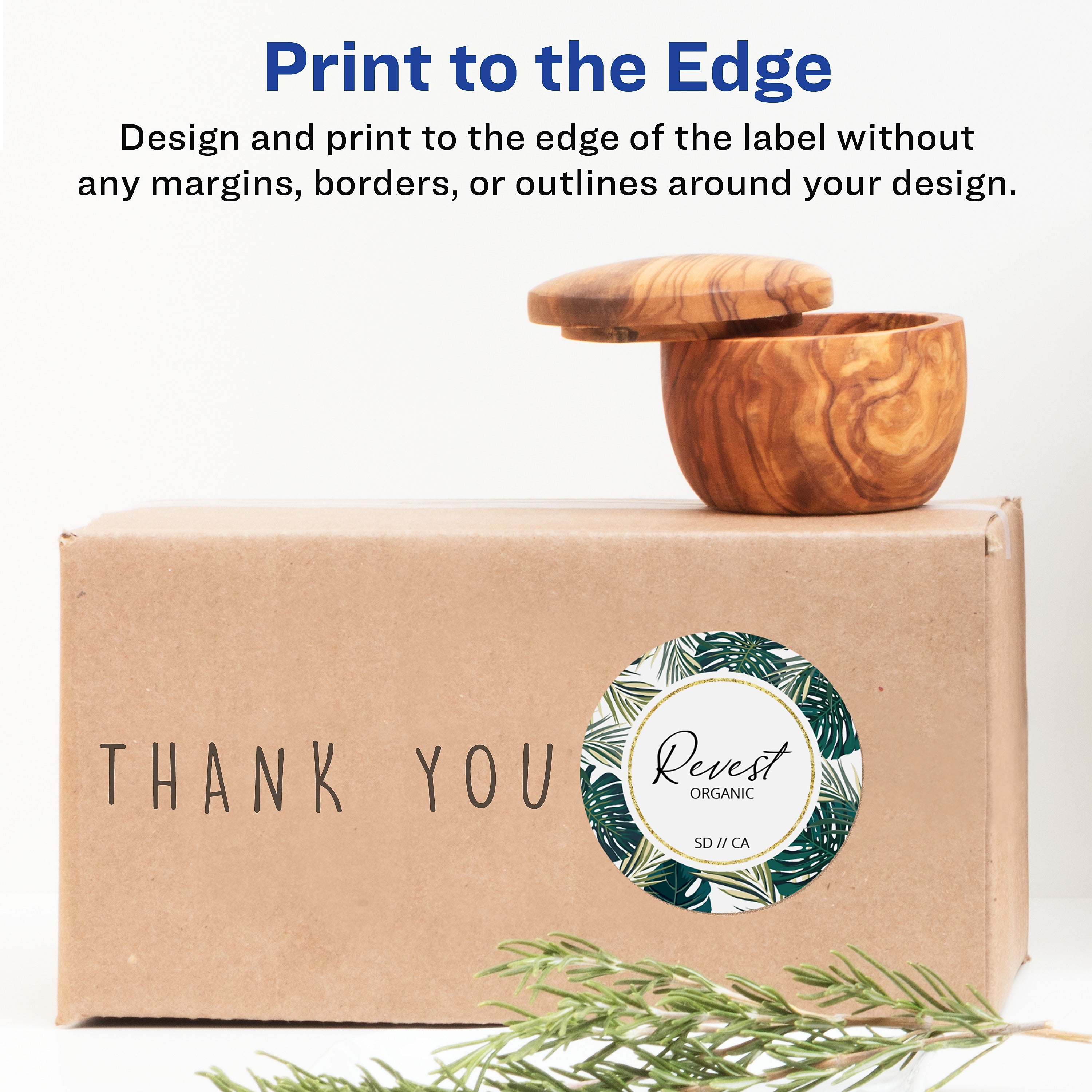 Avery Laser/Inkjet Round Multipurpose Labels, 3" Dia, Matte White, 300 Labels/Box (94513)