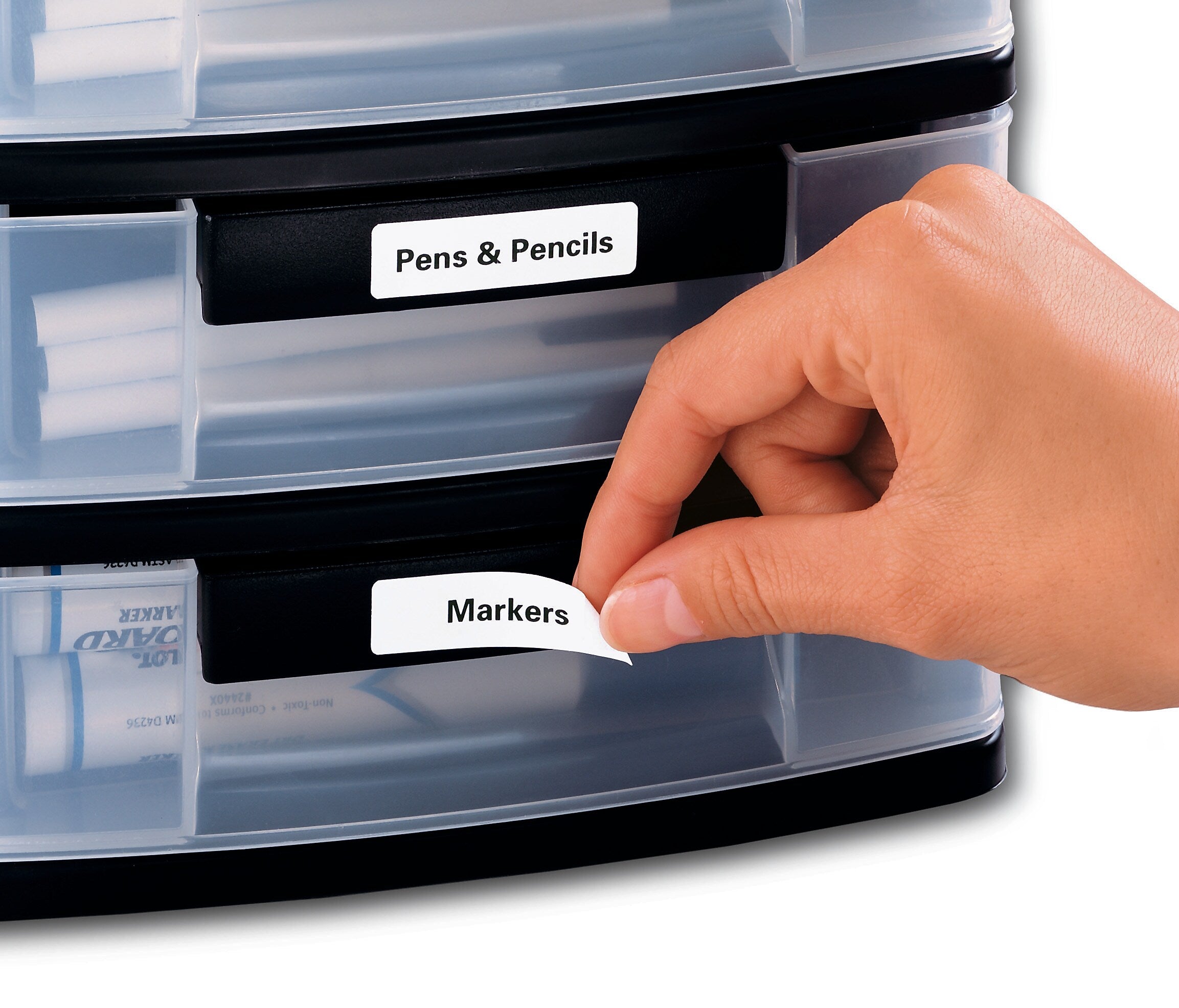 Avery Sure Feed Laser/Inkjet ID Labels, 1/2" x 1-3/4", White, 2,000 Labels/Pack (6467)