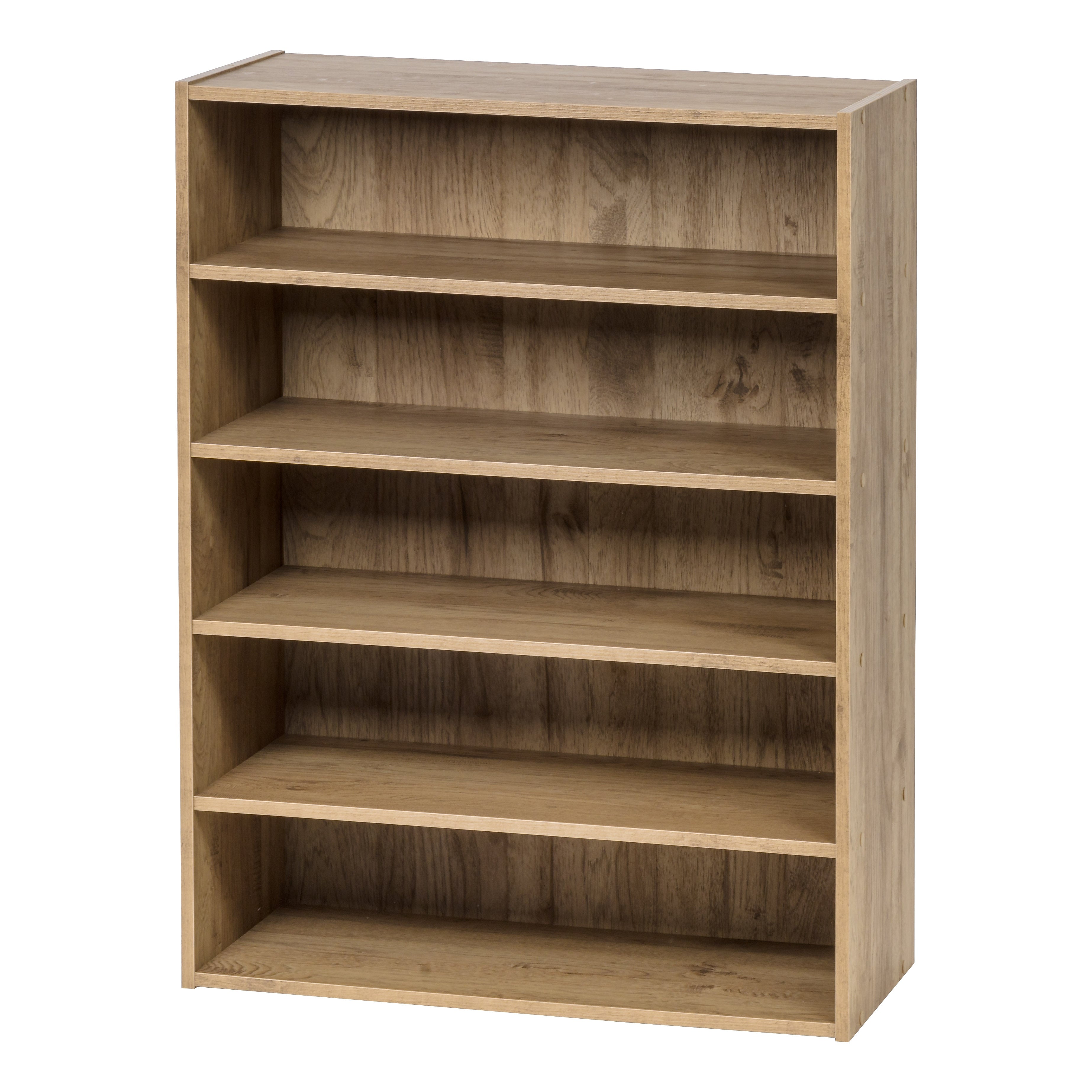 Iris 31.51" 5-Shelf Bookcase, Brown (596986)