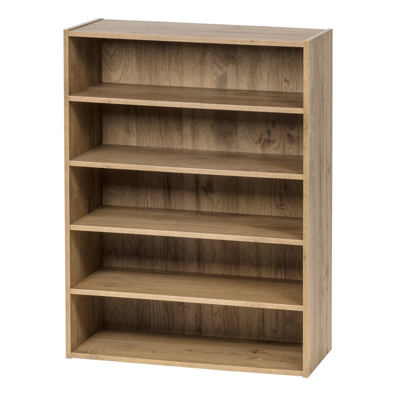 Iris 31.51" 5-Shelf Bookcase, Brown (596986)
