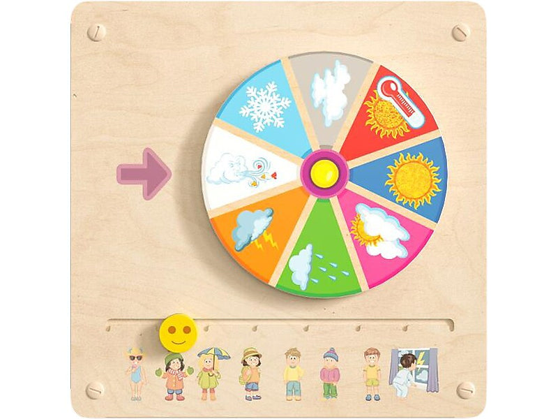 Flash Furniture Bright Beginnings Weather STEAM Wall Activity Board (MK-ME16393-GG)
