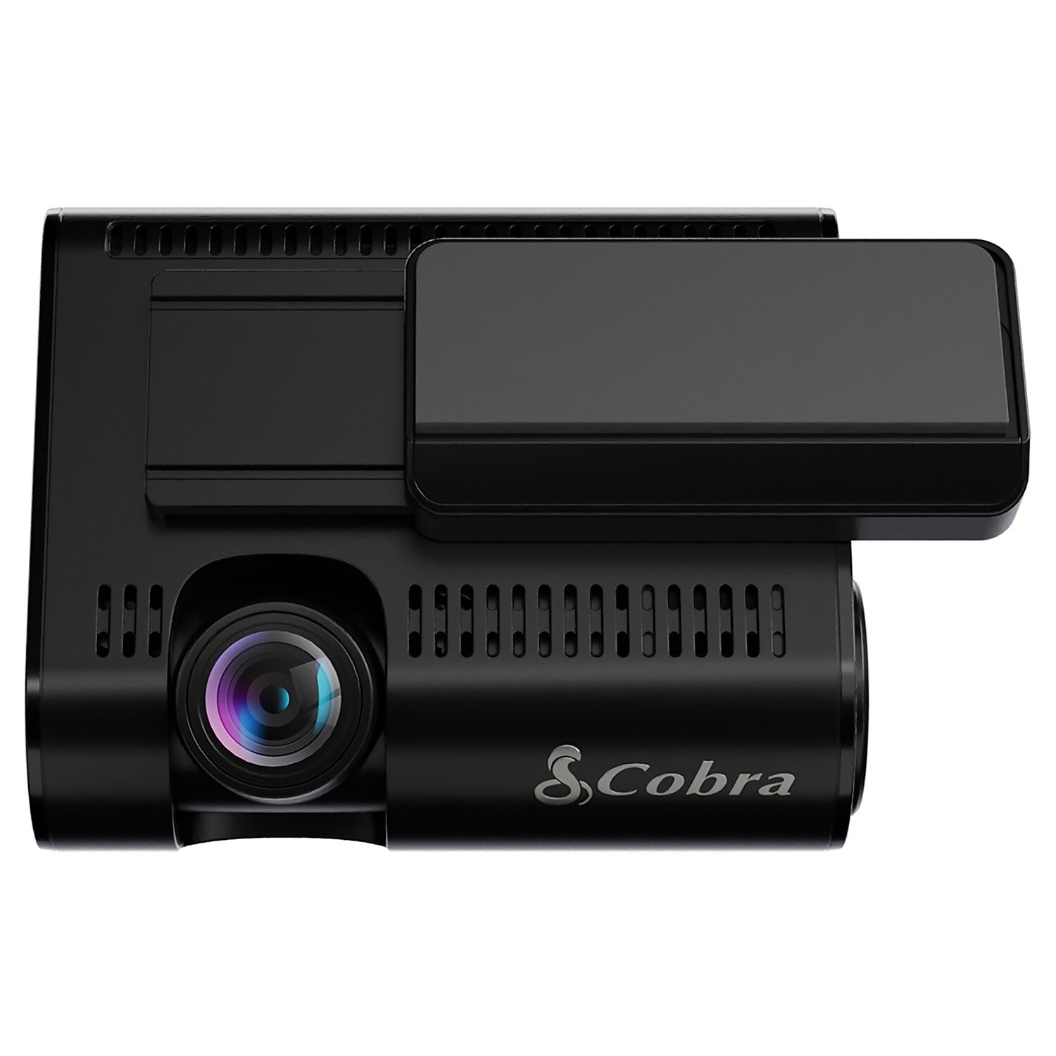 Cobra SC 250R Front 4K Smart Dash Cam with 1080p Rear Accessory Cam, GPS, Wi-Fi & microSD Card, Black (SC250R)