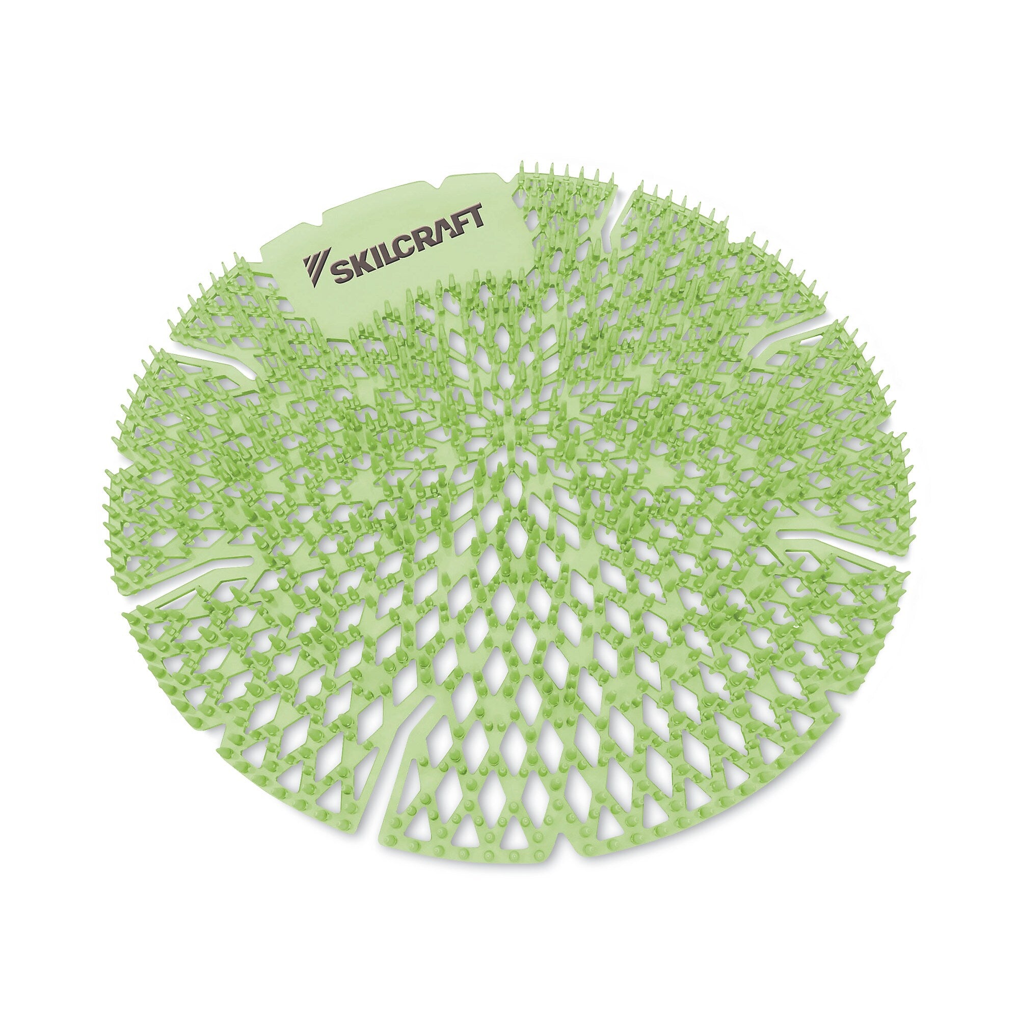 AbilityOne SKILCRAFT Lasting Power Urinal Screen, Calypso Lime Scent, Green, 10/Pack (NSN6998438)