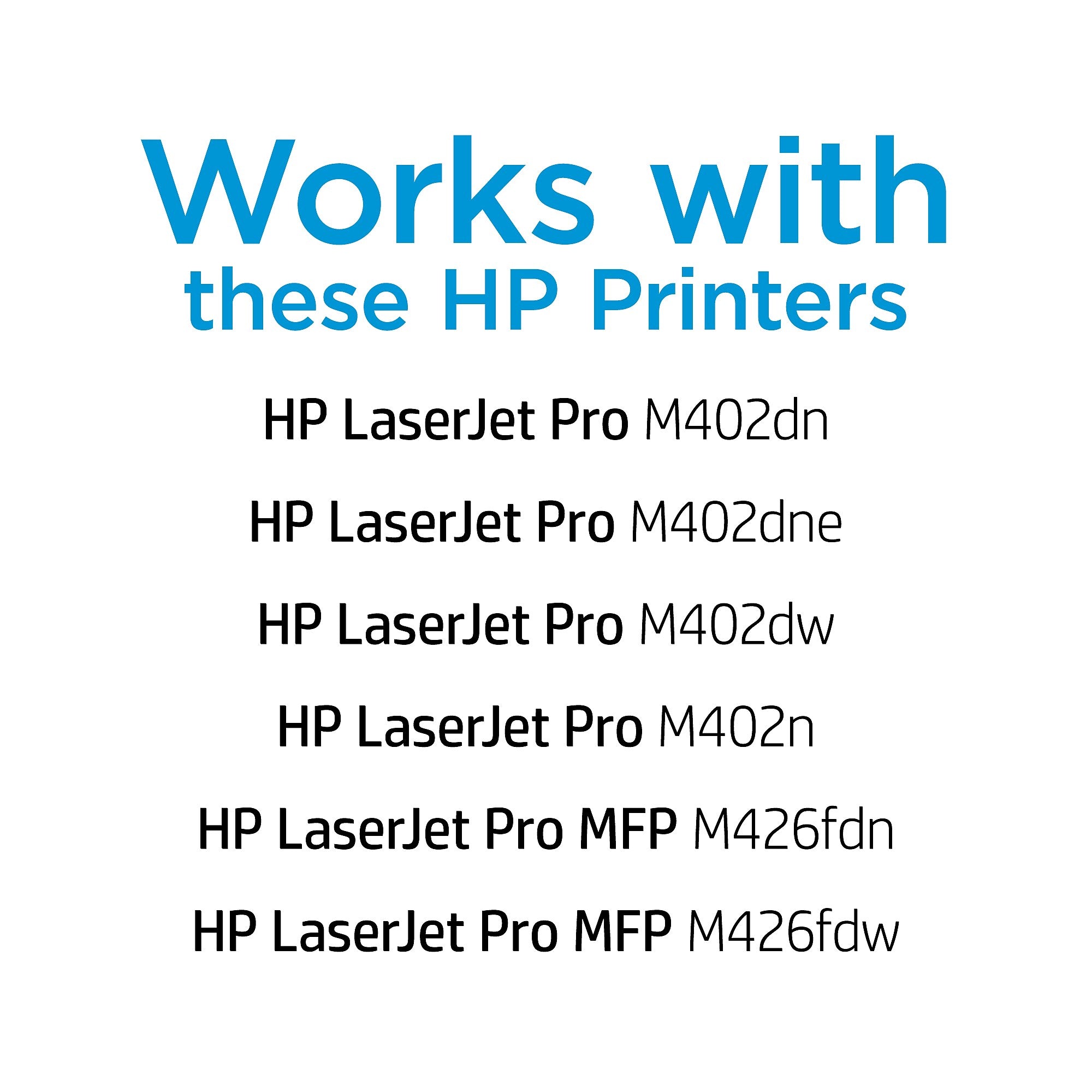 HP 26A Black Standard Yield Toner Cartridge, Prints Up to 3,100 Pages (CF226A)