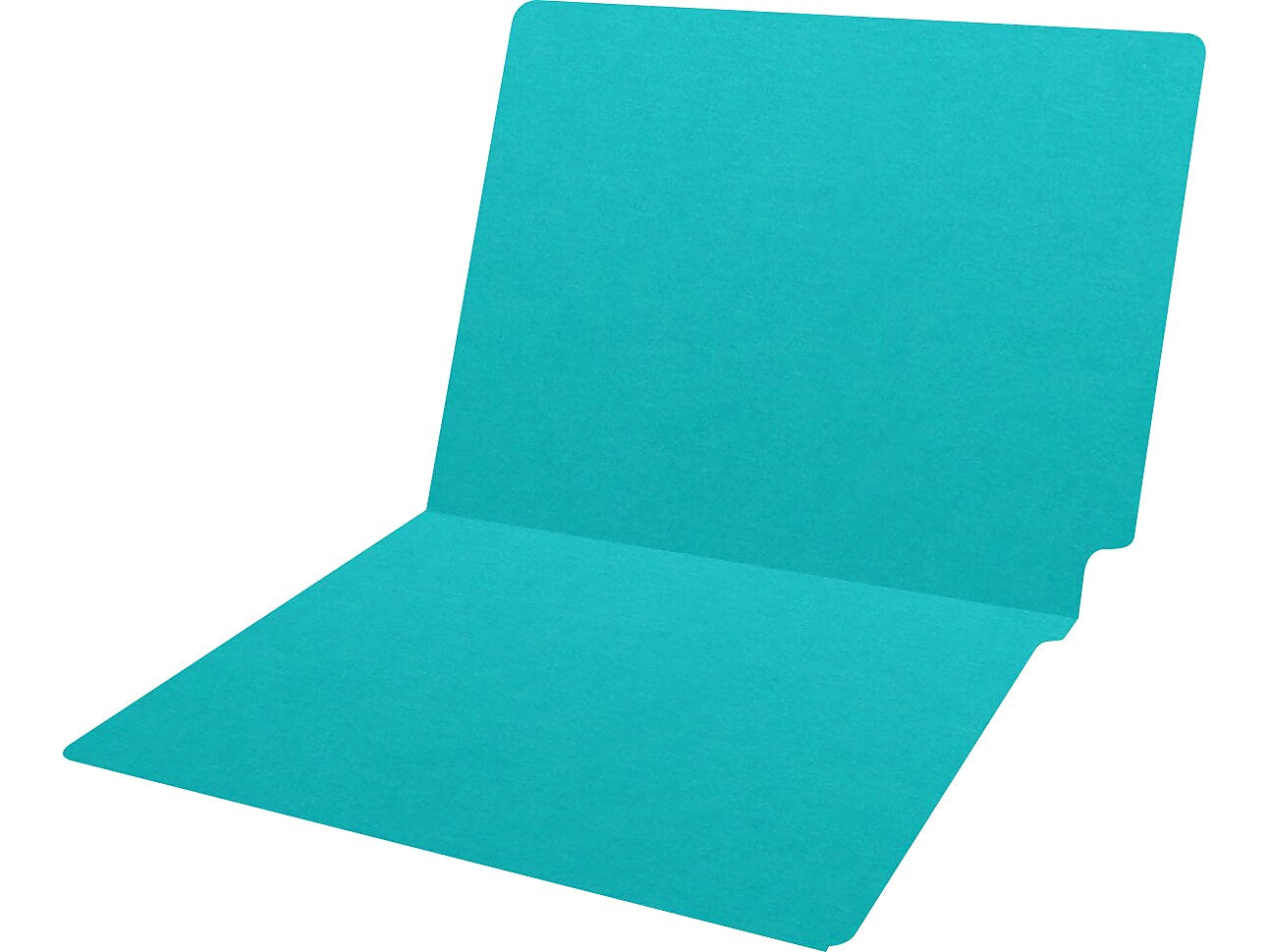 Medical Arts Press Heavy-Duty End Tab File Folder, Straight Cut, Letter-Size, Light Blue, 40/Box (S-09458-LBL)
