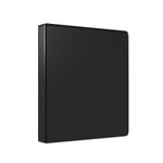 Staples 2" 3-Ring View Binders, Black, 12/Pack (23722/21689)
