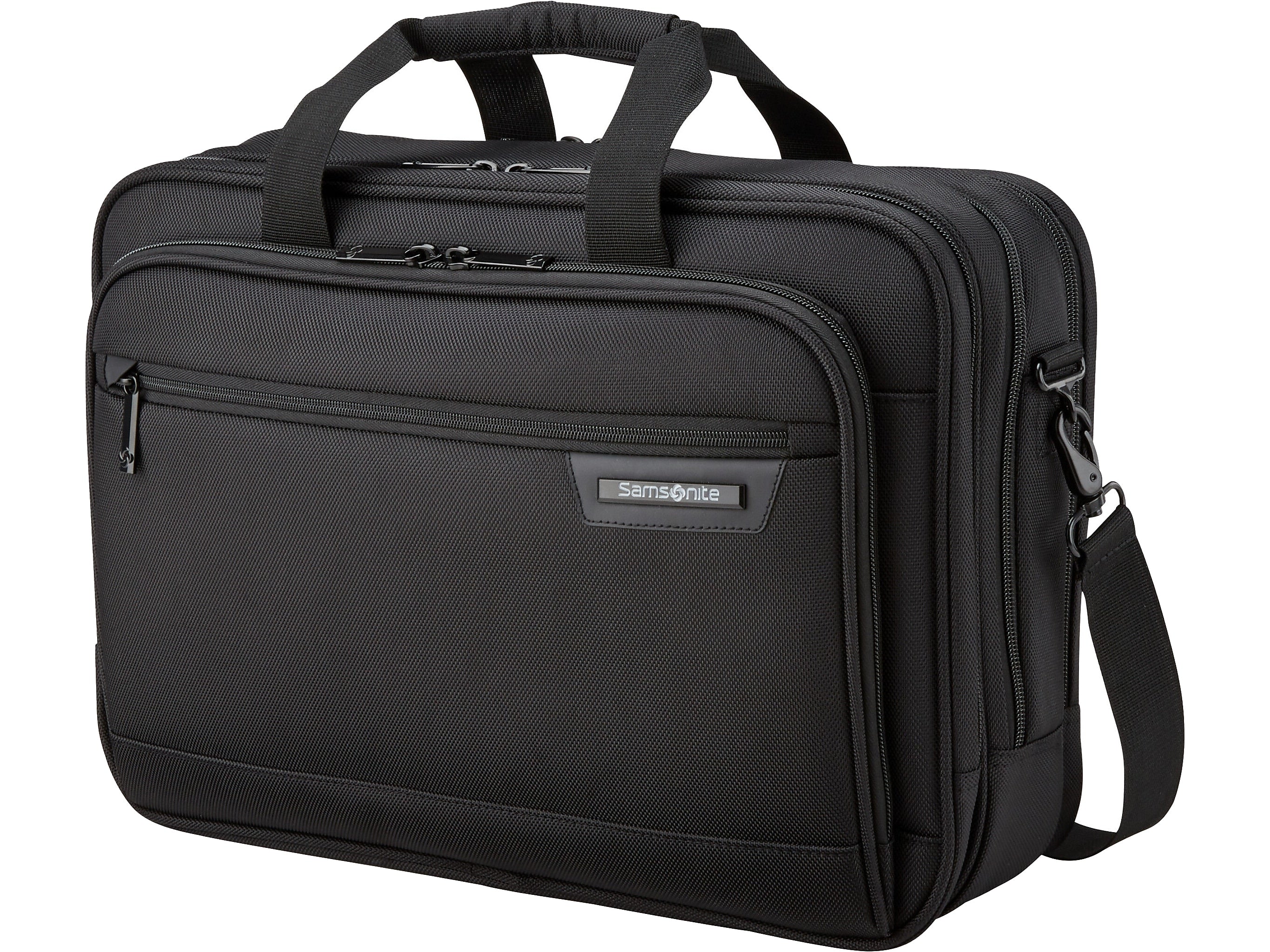 Samsonite Classic Business 2.0 Laptop Briefcase, Black Polyester (141274-1041)