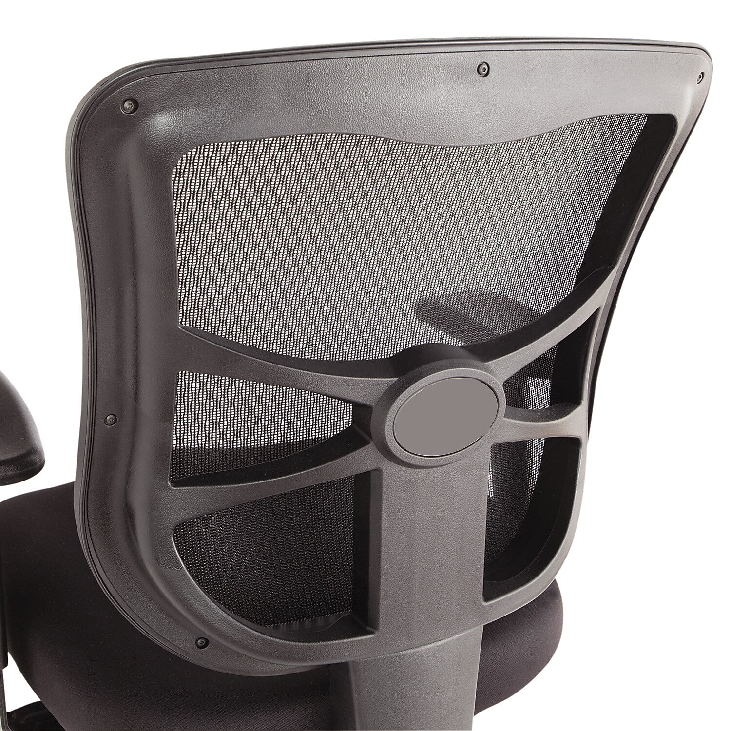Alera Elusion Series Mesh Back Fabric Task Chair, Black (ALEEL42ME10B)