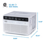 Black & Decker Energy Star 115-Volt 10,000 BTU Window Air Conditioner with Remote, White (BD10NWES)