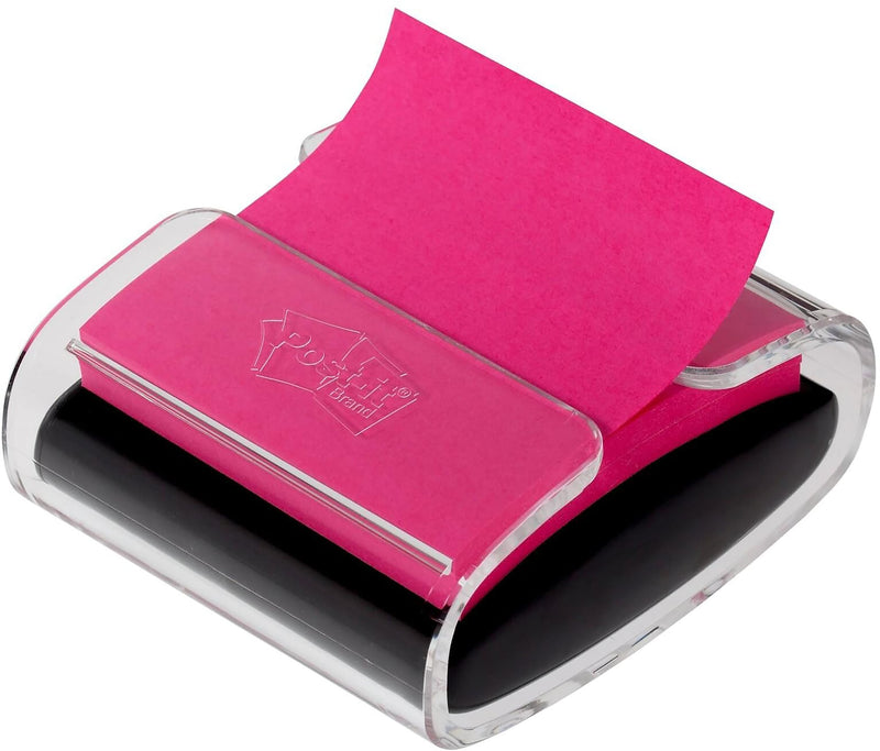 Post-it Pop-Up Notes Dispenser for 3" x 3" Notes, Black (WD-330-BK)