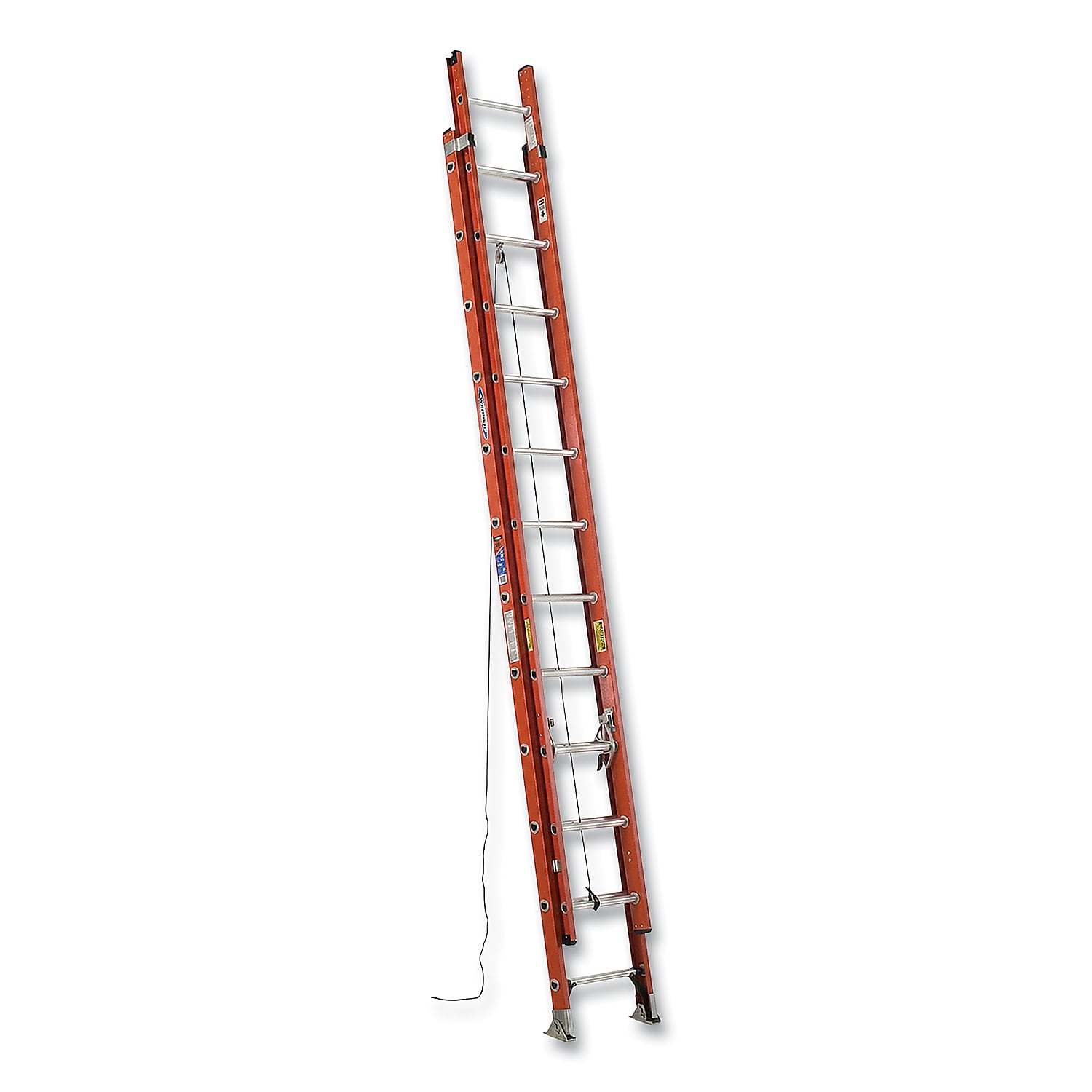 Werner 24' Fiberglass Extension Ladder, 300 lbs. Capacity (D6224-2)