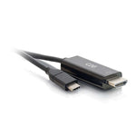 C2G Cables to Go USB-C to HDMI Audio/Video Adapter Cable, Male to Male, Black (26889)