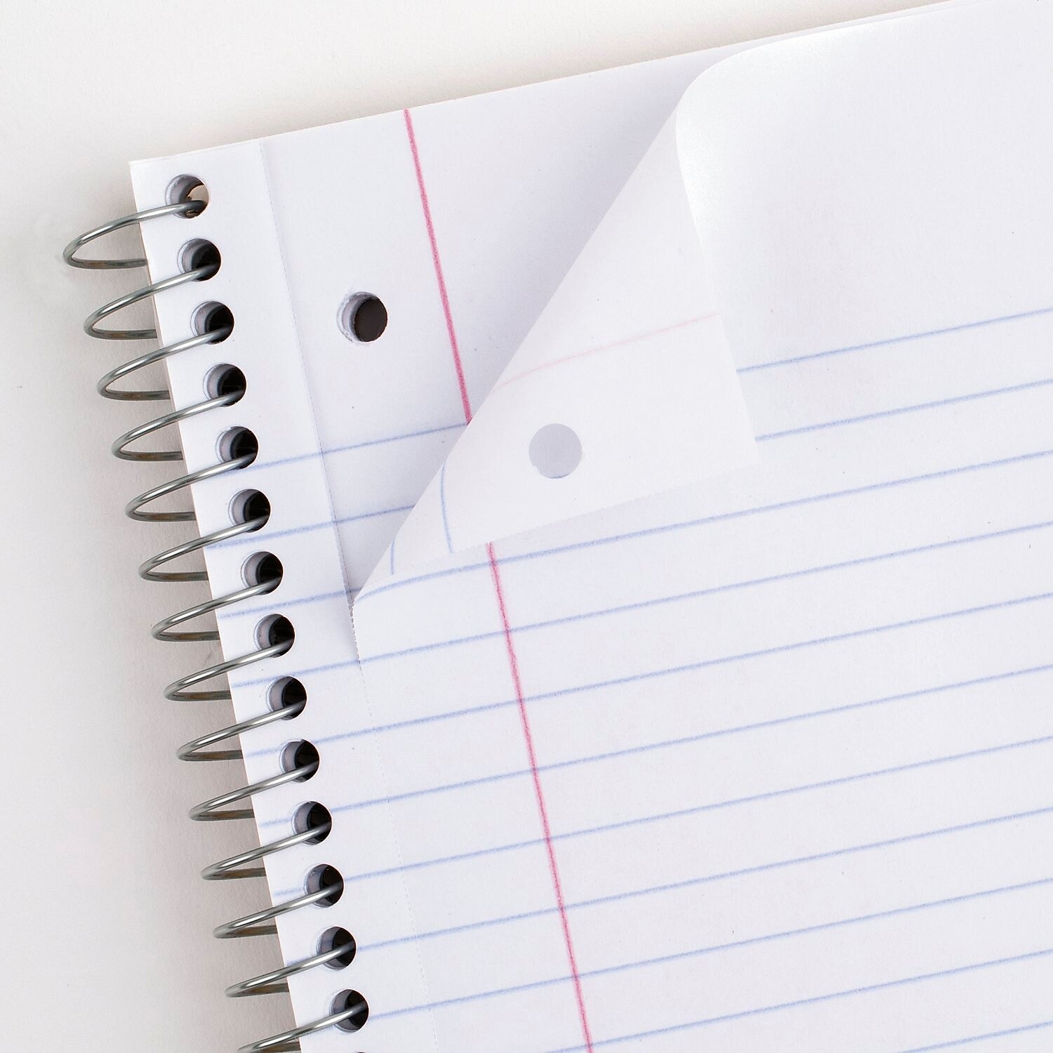 Mead 1-Subject Notebooks, 8" x 10.5", College Ruled, 70 Sheets, Assorted Colors (MEA05512)