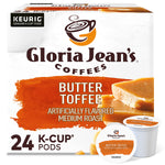 Gloria Jean's Butter Toffee Coffee Keurig® K-Cup® Pods, Medium Roast, 24/Box (5000330066)