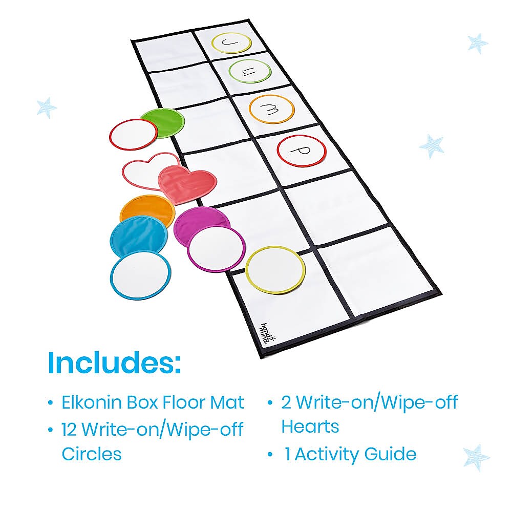 hand2mind Elkonin Box Floor Mat Activity Set (96984)