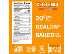 Pipcorn Gluten Free Real Cheddar Cheese Balls, 1 oz., 24 Bags/Carton (CBC1C24)
