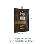 Peet's Coffee French Roast Coffee Flavia Freshpacks, Dark Roast, 76/Carton (LPC00263)